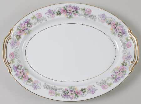 Roselane 13" Oval Serving Platter