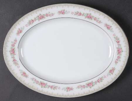 Roselane 11" Oval Serving Platter