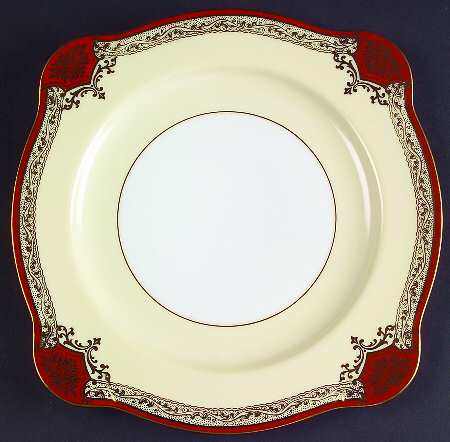 Roseolyn Square Salad Plate
