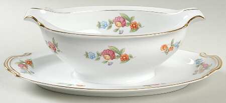 Roselyn Gravy Boat with Attached Underplate