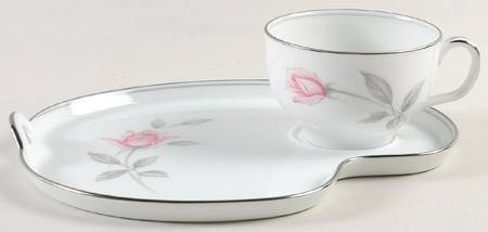 Rosemarie Snack Plate & Cup Set