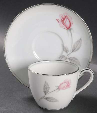Rosemarie Flat Demitasse Cup & Saucer Set
