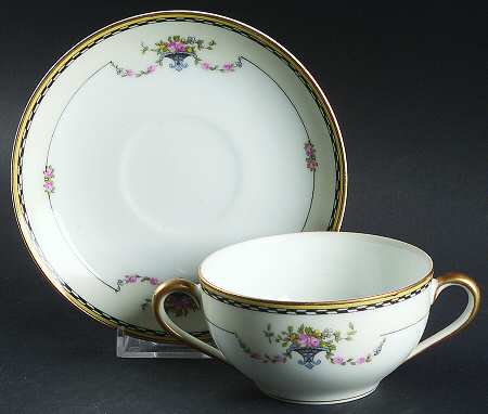 Rosemary Flat Bouillon Cup & Saucer