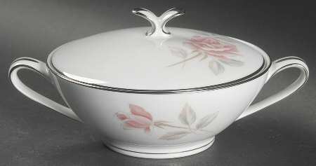 Rosemist Sugar Bowl & Lid