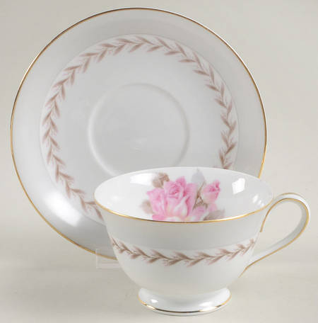 Rosemont Footed Cup & Saucer Set
