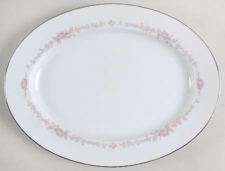 Rosepoint 11" Oval Serving Platter by Noritake