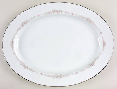 Rosepoint 16" Oval Serving Platter by Noritake
