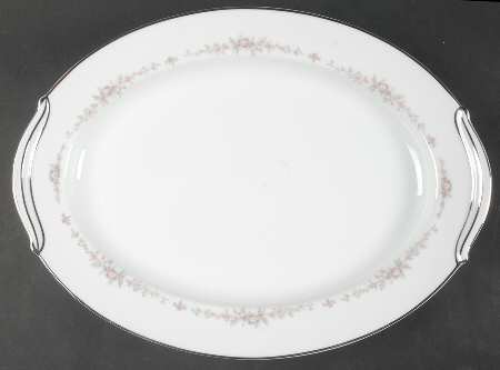 Rosepoint 16" Oval Serving Platter by Noritake