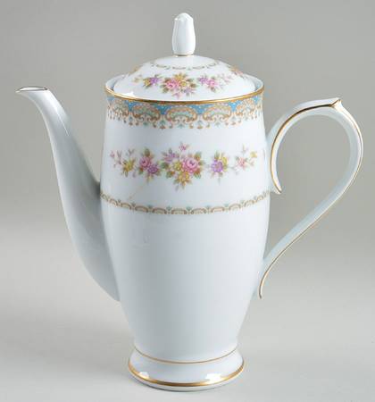 Rosette Coffee Pot & Lid