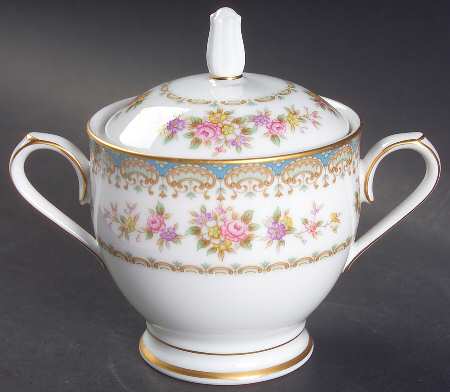 Rosette Sugar Bowl & Lid