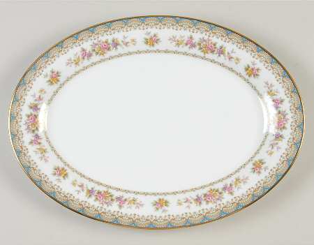 Rosette 12" Oval Serving Platter