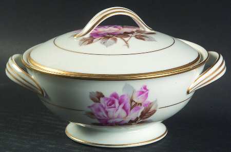 Rosetta Sugar Bowl & Lid