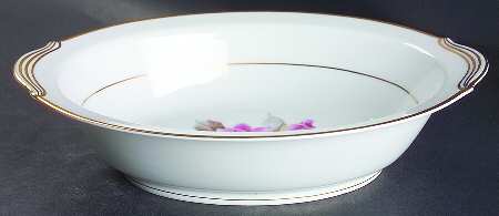 Rosetta 10" Oval Vegetable Bowl