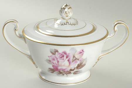 Rosetta Sugar Bowl & Lid