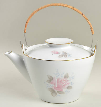 Roseville Teapot & Lid with Removable Top Handle