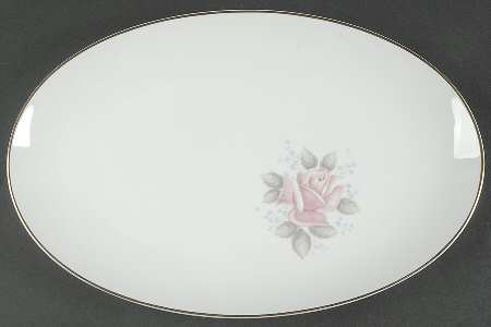 Roseville 14" Oval Serving Platter