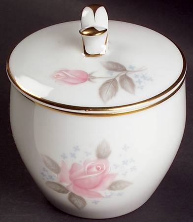 Roseville Sugar Bowl & Lid