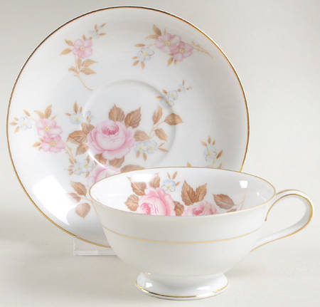 Rosilla Footed Cup & Saucer Set