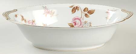 Rosilla 10" Oval Vegetable Bowl