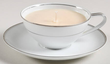 Rossina Scented Cup & Saucer Candle-Ocean  HC