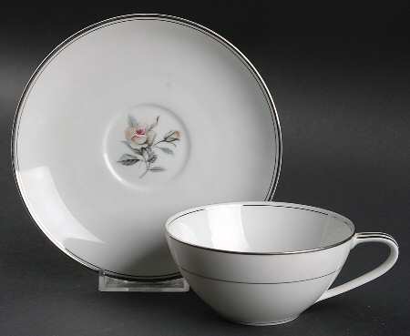 Rossina Flat Cup & Saucer Set