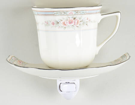 Rothschild 4 3/8"-4 5/8" Night Light/Cup & Saucer HC