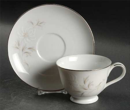 Rowena Footed Cup & Saucer Set