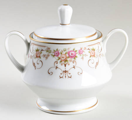 Rose Yard Sugar Bowl & Lid