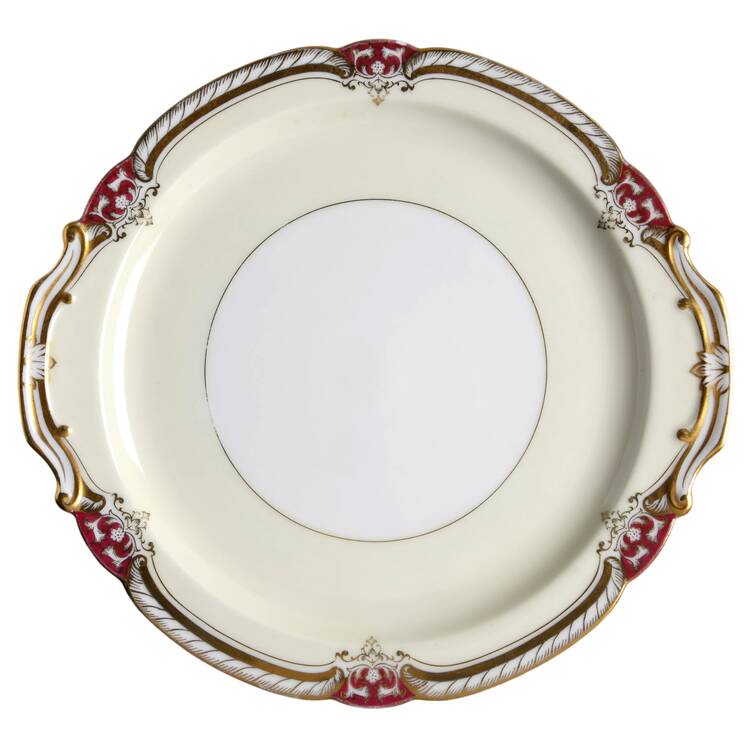 Rubigold Handled Cake Plate