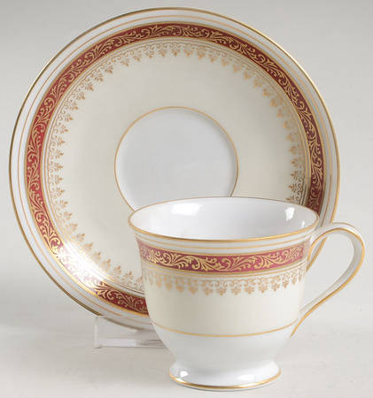 Rubeta Footed Demitasse Cup & Saucer Set
