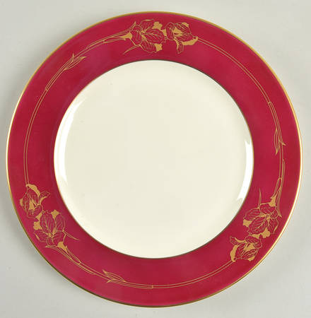 Ruby Garland Salad Plate
