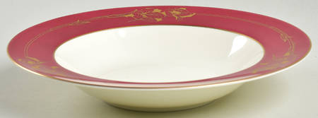 Ruby Garland Rim Soup Bowl