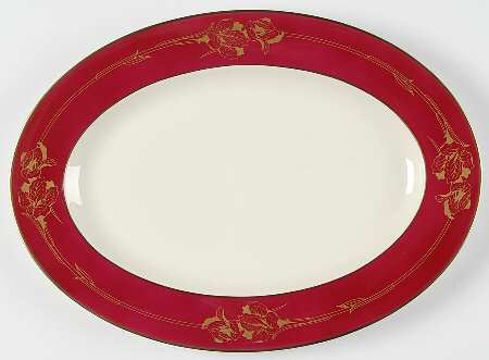 Ruby Garland 14" Oval Serving Platter