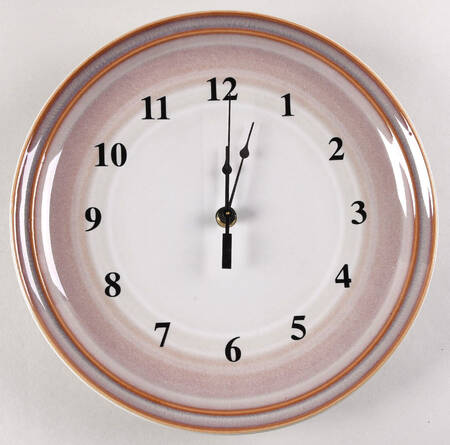 Russet 1-2" depth  Clock Plate HC
