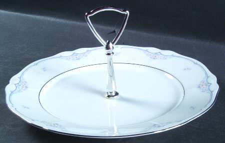Sabetha Round Serving Plate with Handle (DP)