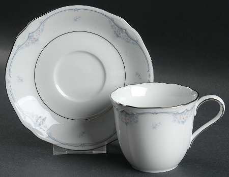 Sabetha Flat Cup & Saucer Set