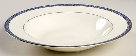 Sapphire Cathedral Rim Soup Bowl