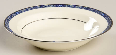 Sapphire Cathedral Rim Fruit/Dessert (Sauce) Bowl