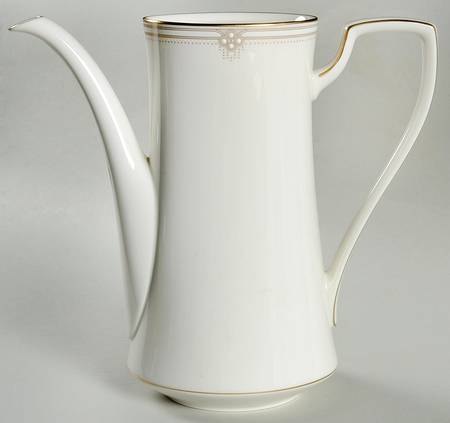 Satin Gown Coffee Pot No Lid