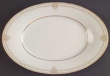 Satin Gown Relish/Butter Tray