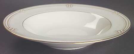 Satin Gown Rim Soup Bowl