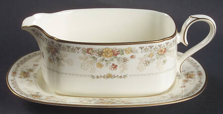 Salisbury Gravy Boat & Underplate (Relish/Butter)