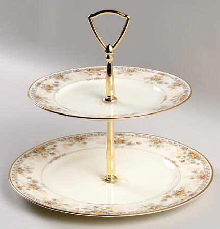 Salisbury 2 Tiered Serving Tray (Dinner & Salad Plate)