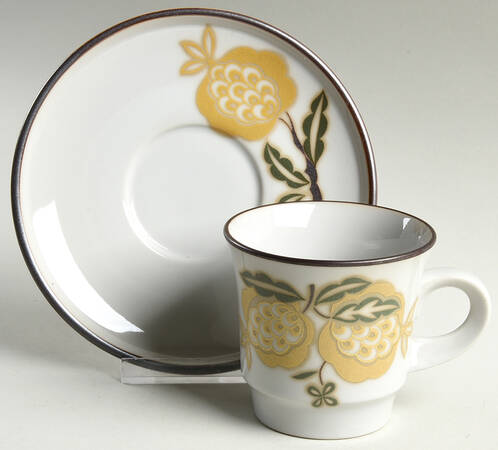 Salem Flat Cup & Saucer Set