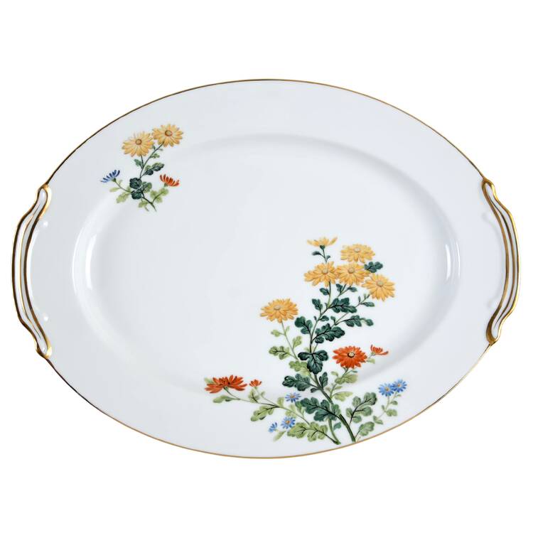 Sandra 13" Oval Serving Platter