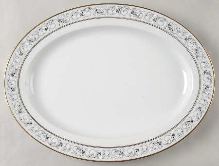 Sarah 16" Oval Serving Platter