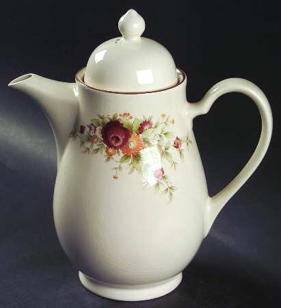 Santa Rosa Tea/Coffee Pot & Lid