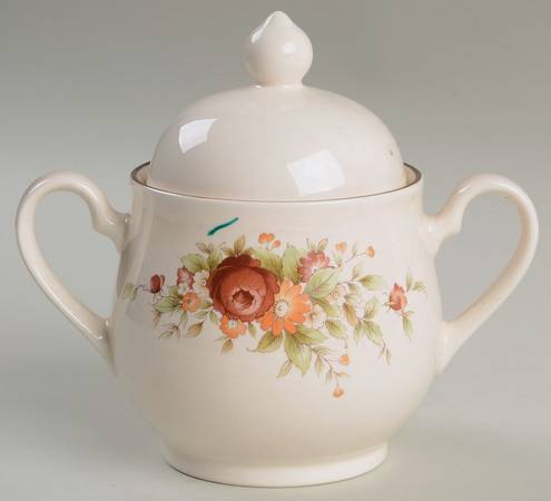 Santa Rosa Sugar Bowl & Lid