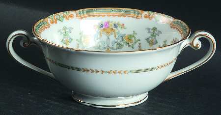 Saulsbury (No #, Scalloped) Footed Cream Soup Bowl