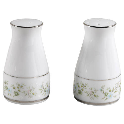 Savannah (Rim, Platinum) Salt & Pepper Set